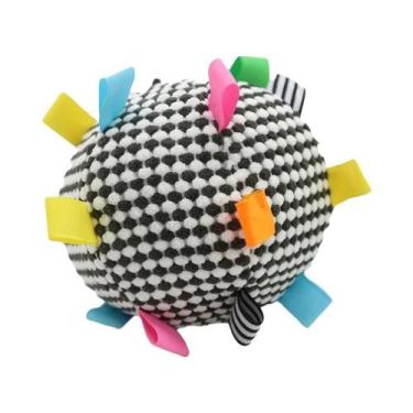 Imagem de Brinquedo Interativo Para Cães Em Forma De Bola Tricolor, Resistente a