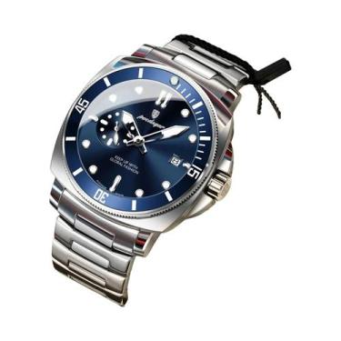 Imagem de Relógio De Pulso Masculino POEDAGAR De Quartzo Em Aço Inoxidável Lumin