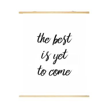 Imagem de Pintura Em Rolo De Madeira Com Cena De Praia: Gaivota, Árvore, Ponte E