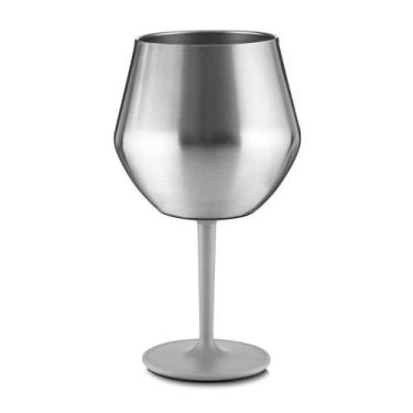 Imagem de Taça Térmica Inox 350ml com Haste Removível Vira Copo Prata - GlobalUp