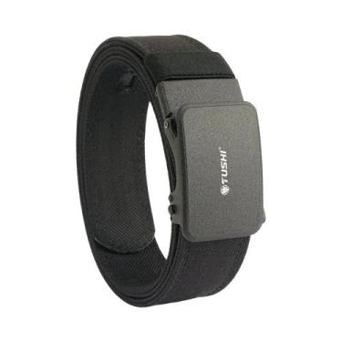 Imagem de Cinto Tático Masculino De Nylon Resistente Estilo Militar Com Fivela D