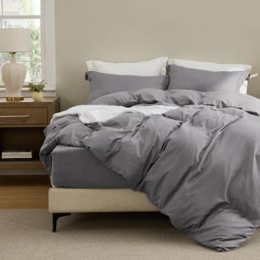 Imagem de Juego de Ropa de Cama Bedsure Funda de Edredón con Sábana Ajustable Ki