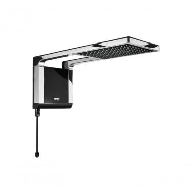 Imagem de Chuveiro Elétrico Acqua Storm Ultra Eletrônico 7800W de Parede Press Plus Preto 220V