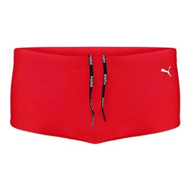 Imagem de Sunga Masculina Puma Lateral Larga Original Praia Piscina Natação Conforto e Estilo-Masculino