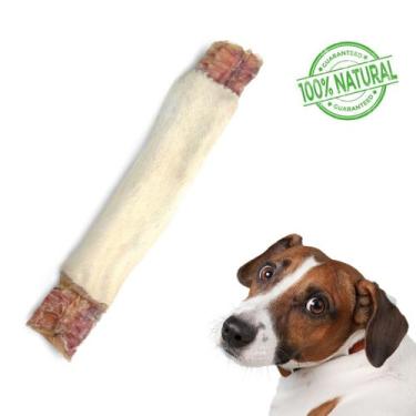 Imagem de Mordedor Pet Para Cães Pele bovina e Traqueia Luv Traquele 1un