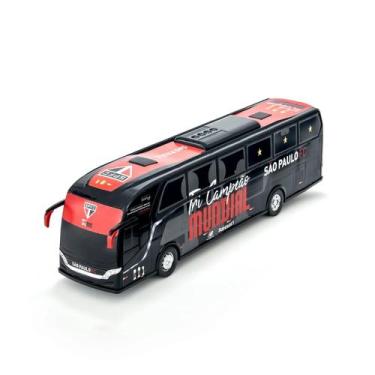 Imagem de Ônibus Brinquedo Miniatura FC São Paulo - Usual - Usual Brinquedos