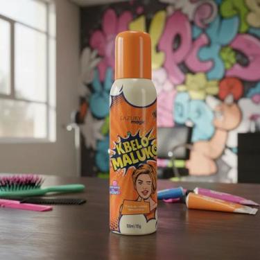 Imagem de Tinta Temporária P/ Cabelo Barba Em Spray 120ml Sai Com Água - Linha d