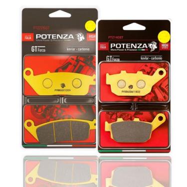 Imagem de Kit Pastilhas de Freio Nc 750x  Cb 500x  Cb 500f Potenza