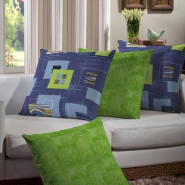 Imagem de 6 Capas de Almofada Decoração Sala ou Quarto 40CM x 40CM - raner, Azul