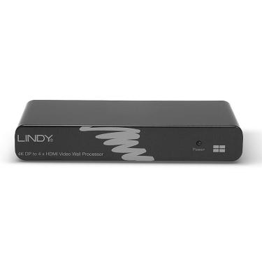 Imagem de Controlador De Vídeo Wall 1 Displayport Para 4 Hdmi 4k 60hz 1.2 (lindy)