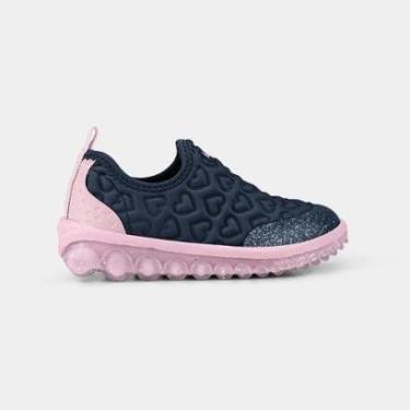 Imagem de Tênis Infantil Bibi Roller 2.0 S Cadarço Escolar Coração-Feminino