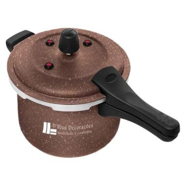 Imagem de Panela De Pressão Antiaderente Fecho Externo 5 Litros Moccha Patolux