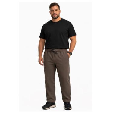 Imagem de Calça Masculina Red Nose Esportiva Bolsos com Zíper, Camel 9160174, GG