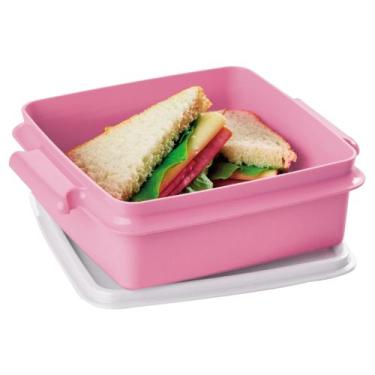 Imagem de Tupper pote 780 quadrado ml da tupperware, Rosa