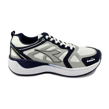 Imagem de Tenis Esportivo Diadora Stratus 2 Masculino Corrida Oficial, Branco, M
