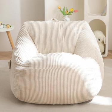 Imagem de Cadeira Bean Bag MAXYOYO Kids Comfy Beige 70x60x66cm