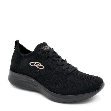 Imagem de Tênis Esportivo Olympikus Feminino 130G Ultraleve 749 Preto, 33, Preto