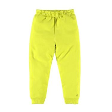 Imagem de Calça Infantil Menina Moletom Verde Limão Up Baby, 6