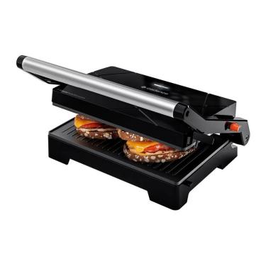 Imagem de Grill Multiuso Cadence GRL616 Duas Chapas Abertura 180o Antiaderente 1000W 110V