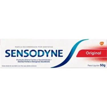 Imagem de Creme Dental Sensodyne Original 50g Proteção Diária Dentes Sensíveis -