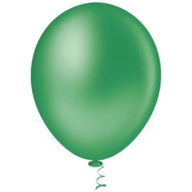 Imagem de Balão Pic Pic N10 Liso C/50un Festa Decoração Aniversario, Verde