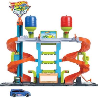 Imagem de Pista Hot Wheels City Playset Lava Rápido Mega Torre Mattel
