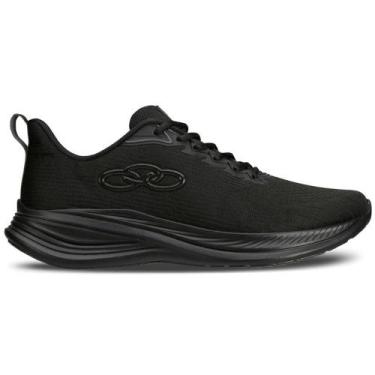 Imagem de TÊNIS OLIMPIKUS MARTE PRETO ESPORTIVO ACADEMIA CAMINHADA Cor:PretoTama