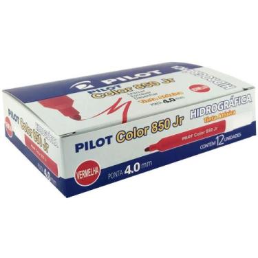 Imagem de Caneta Hidrografica Color 850L Junior Vermelho CX.C/12 - Pilot