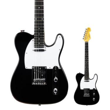 Imagem de Guitarra Telecaster Special PHX TL-1 Black com Escudo Branco
