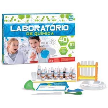 Imagem de Brinquedo Laboratório de Química com 10 Reagentes e 40 Experiências Testadas por Professores Nig Brinquedos