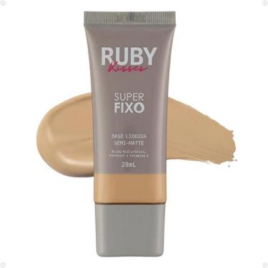Imagem de Base Líquida Ruby Kisses Super Fixo Semi-Matte cor 118 28ml - KISS NEW