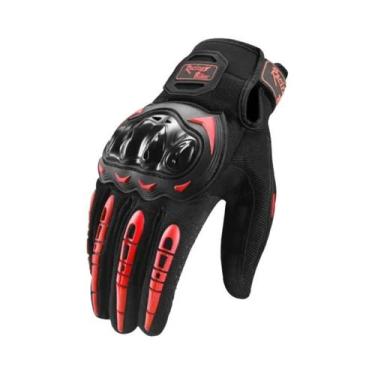Imagem de Luvas De Motociclismo Respiráveis Azuis Para Homens, Equipamento De Pr