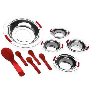 Imagem de Conjunto para Sobremesa Brinox Vintage 10 Peças 2708100