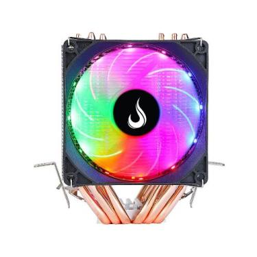 Imagem de Cooler para Processador Rise Mode G800 RGB AMD Intel 2x 90mm Preto RMA