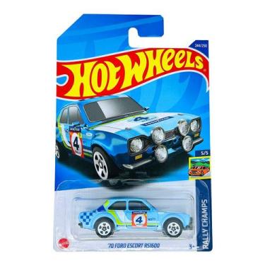 Imagem de Carro Hot Wheels 70 Ford Escort RS1600 Azul