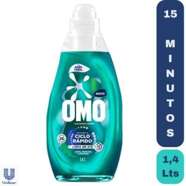 Imagem de Lava-Roupas Omo Líquido Ciclo Rápido Lava e Perfuma em 15 Minutos Ação
