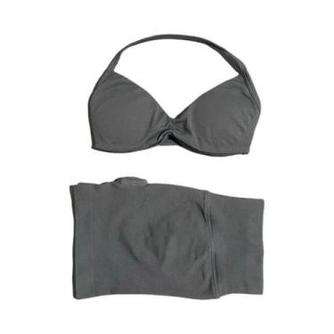Imagem de Conjunto De Yoga E Fitness Feminino Com Top Halter E Shorts De Cintura