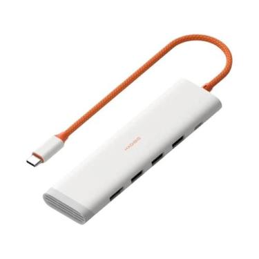 Imagem de Hub USB-C 4K HDMI RJ45 Com Dissipação De Calor, Estação De Acoplamento