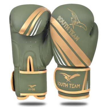 Imagem de Luva de Boxe Profissional PRO10 South Team Treino Muay Thai Kickboxing
