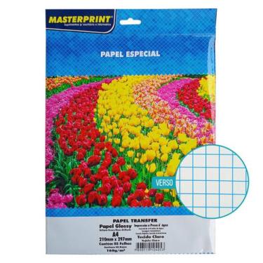 Imagem de Papel Transfer Light para Tecido Claro 160g A4 para Jato de Tinta Paco