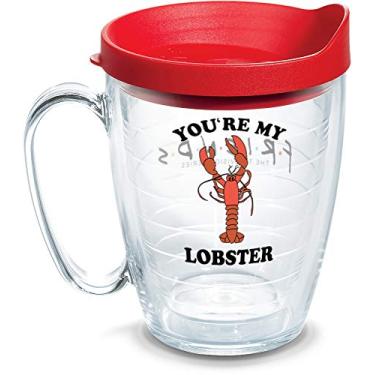 Imagem de Tervis Copo isolado de parede dupla Friends-Lobster feito nos EUA, caneca de 473 ml, clássica
