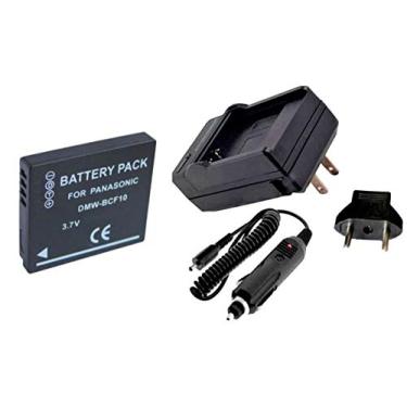 Imagem de Kit Bateria DMW-BCF10E + carregador para Panasonic DMC-F3, DMC-FP8, DMC-FS4, DMC-FX40, DMC-TS2