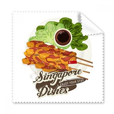 Imagem de Pano de limpeza de louça tradicional Singapura Satay, 5 peças