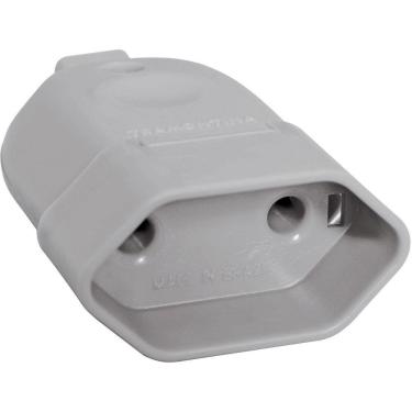 Imagem de Plugue Fêmea 2P 10 A 250 V Tramontina Cinza Tramontina