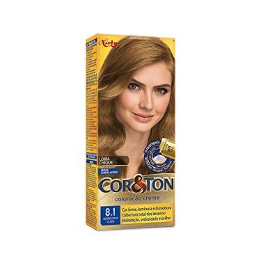 Imagem de Kit Tintura Cor & Ton 8.1 Louro Cinza Claro 180 G, Niely