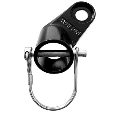 Imagem de MOSHAY Acoplador de acoplador de reboque de bicicleta atualizado cotovelo angular para reboques de bicicleta do peito do pé e Schwinn