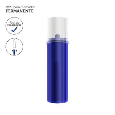 Imagem de Refil Para Marcador Permanente 3.5ml Azul Caixa c/12 Unidades Keep - MR014