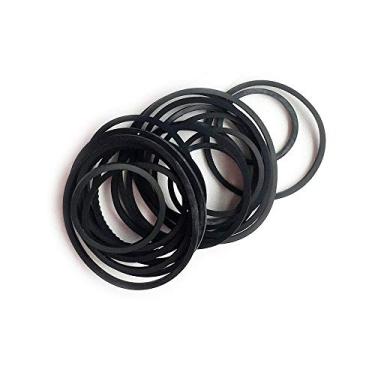 Imagem de Gravador de máquina de fita cassete quadrada mista cinto de borracha 25/30/35/38/40/45/50/55/60/65 mm (1/2 perímetro) CD DVD sortido reconstrução de reparo de correia comum para manutenção de reparo -