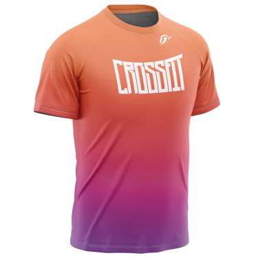 Imagem de Camiseta Raglan Unissex CrossFit Gradiente Tie Dye Lja Roxo