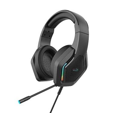 Imagem de WB Fone de ouvido Over-ear Lux Com fio, Gamer, Microfone flexível, RGB LED, IPX5, Espuma respirável, Som Surround 360°